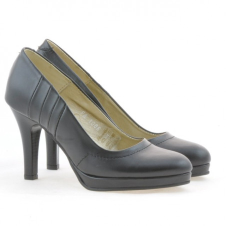 Elegante Damenschuhe 1086 schwarz