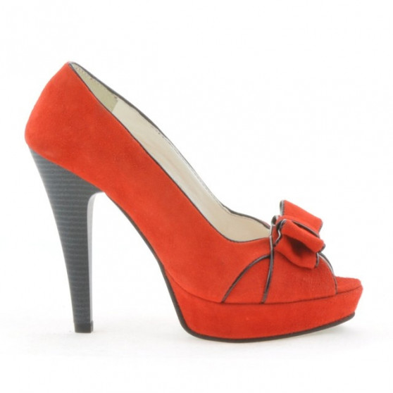 Damen Sandalen 1099 Antilope Rot+Schwarz Damen Sandalen 1099 Antilope Rot+Schwarz
