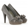 Elegante Damenschuhe 1095 Capuccino Antilope