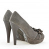 Elegante Damenschuhe 1095 Capuccino Antilope