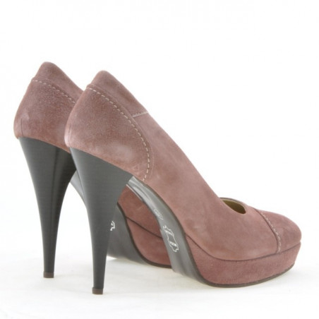 Elegante Damenschuhe 1082 Rosa Antilope
