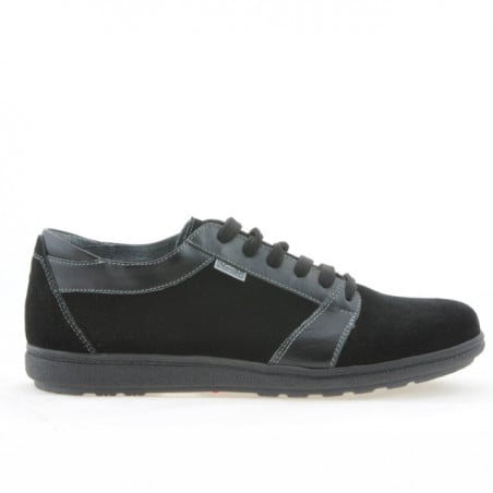 Herren Sportschuhe 723 schwarz Velours
