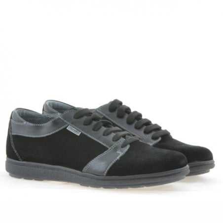 Herren Sportschuhe 723 schwarz Velours