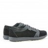 Herren Sportschuhe 723 schwarz + schwarzes Veloursleder