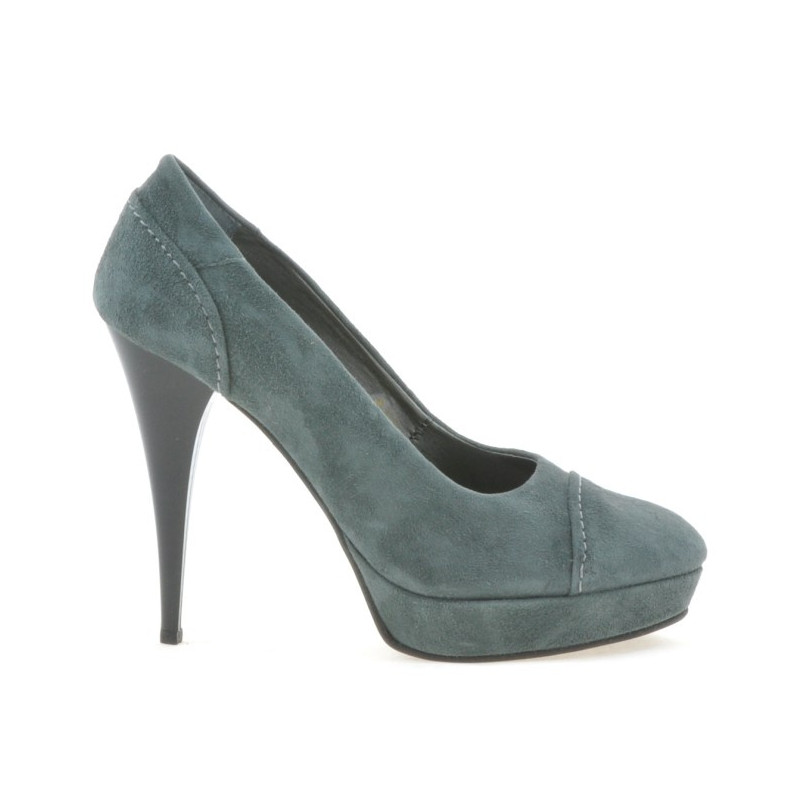 Elegante Damenschuhe 1082 graue Antilope