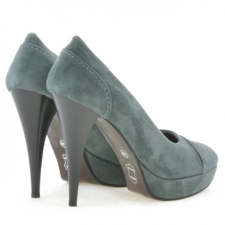 Elegante Damenschuhe 1082 graue Antilope