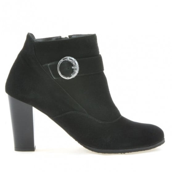 Damenstiefel 1123 Schwarz+Schwarz Antilope Damenstiefel 1123 Schwarz+Schwarz Antilope