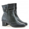 Damenstiefeletten 1139 schwarz kombiniert