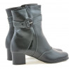 Damenstiefeletten 1139 schwarz kombiniert