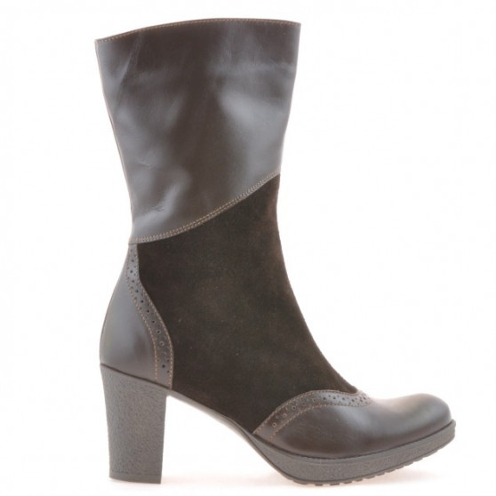 Damenstiefel 3241 Kaffee kombiniert Damenstiefel 3241 Kaffee kombiniert