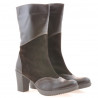 Damenstiefel 3241 Kaffee kombiniert