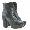 Damenstiefel 3261 Schwarz+Grau