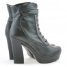 Damenstiefel 3261 Schwarz+Grau