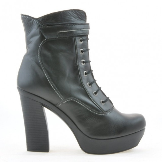 Damenstiefel 3261 Schwarz+Grau