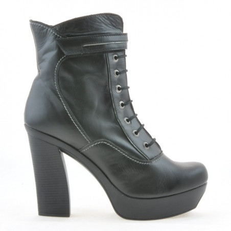 Damenstiefel 3261 Schwarz+Grau