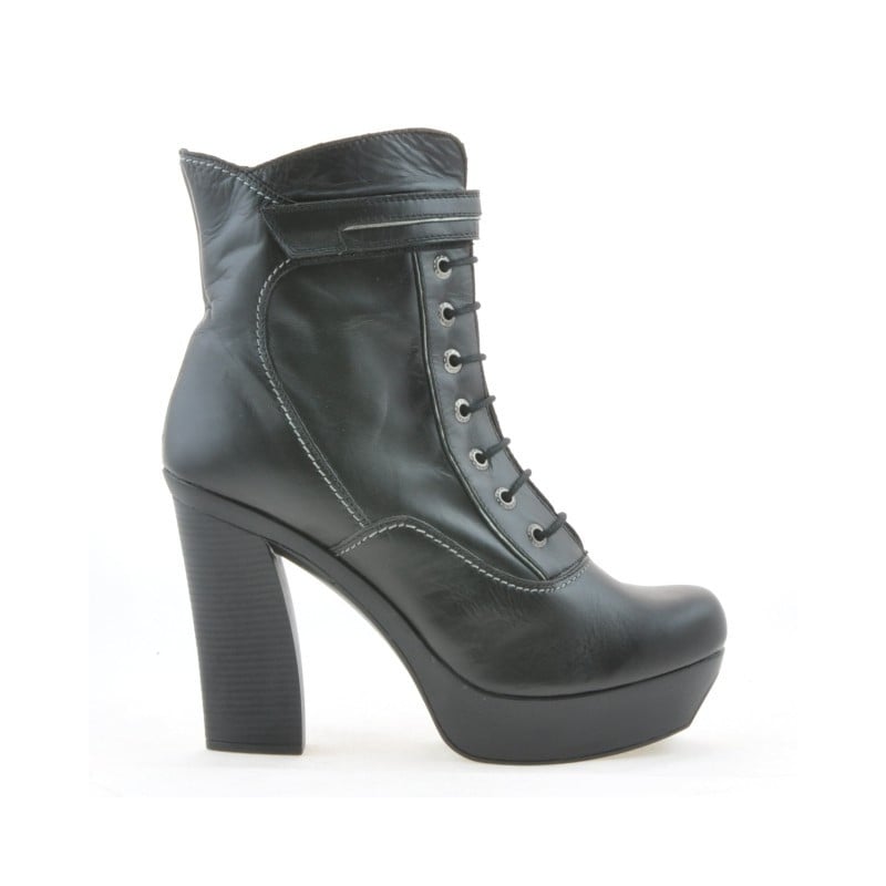Damenstiefel 3261 Schwarz+Grau