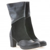 Damenstiefel 3241 schwarz kombiniert