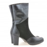 Damenstiefel 3241 schwarz kombiniert