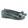 Damen Ballerinas 633 schwarzer Lack