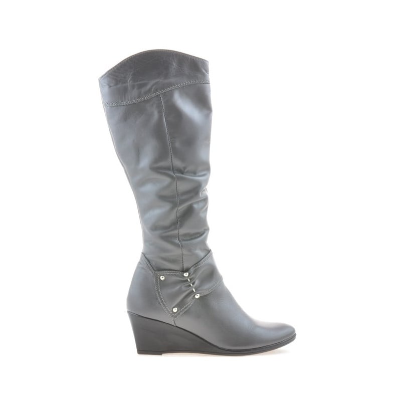 Damenstiefel 230 grau