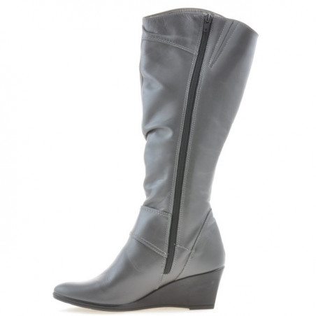 Damenstiefel 230 grau