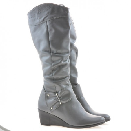 Damenstiefel 230 grau