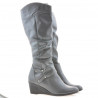 Damenstiefel 230 grau