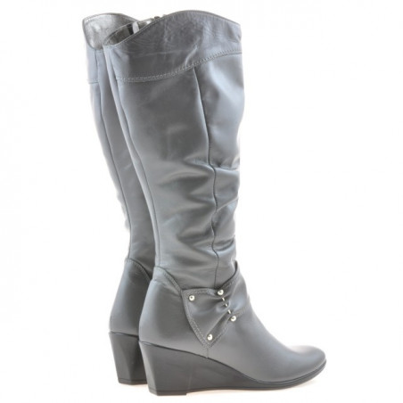 Damenstiefel 230 grau