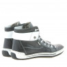 Damenstiefel 258 Biz Schwarz+Weiß