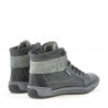 Damenstiefel 258 Biz Schwarz+Grau