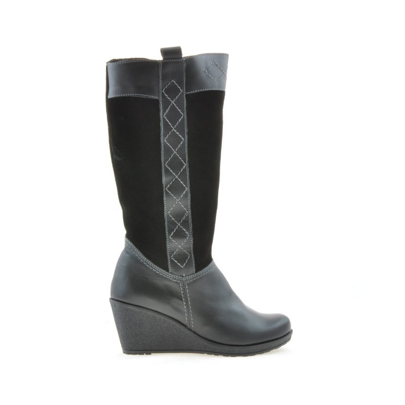 Damenstiefel 3221 schwarz