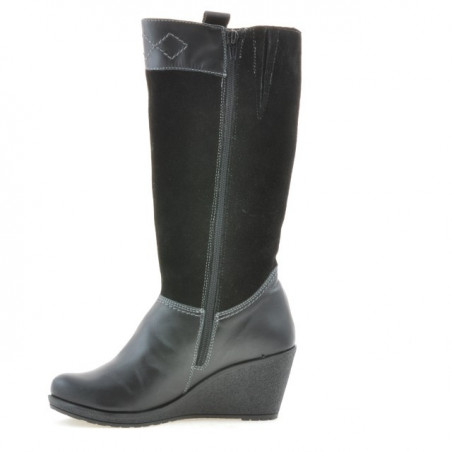 Damenstiefel 3221 schwarz