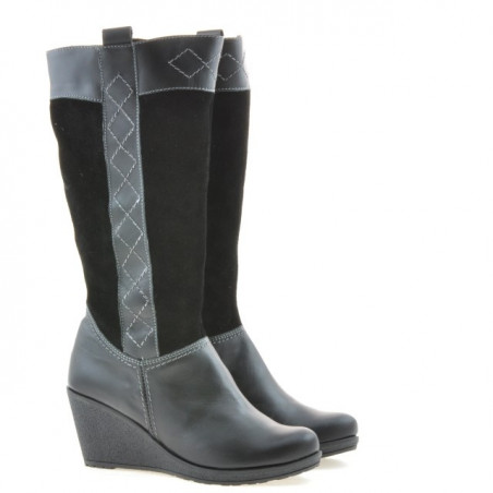 Damenstiefel 3221 schwarz