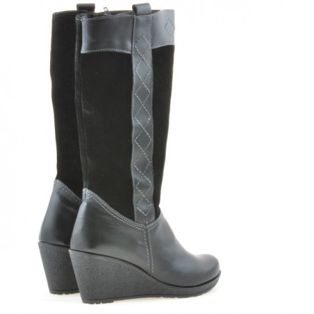 Damenstiefel 3221 schwarz