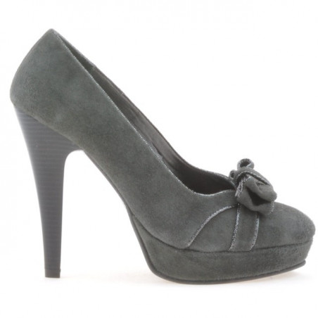Elegante Damenschuhe 1095 graue Antilope