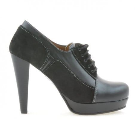 Damen elegante Schuhe 1093 in schwarz kombiniert