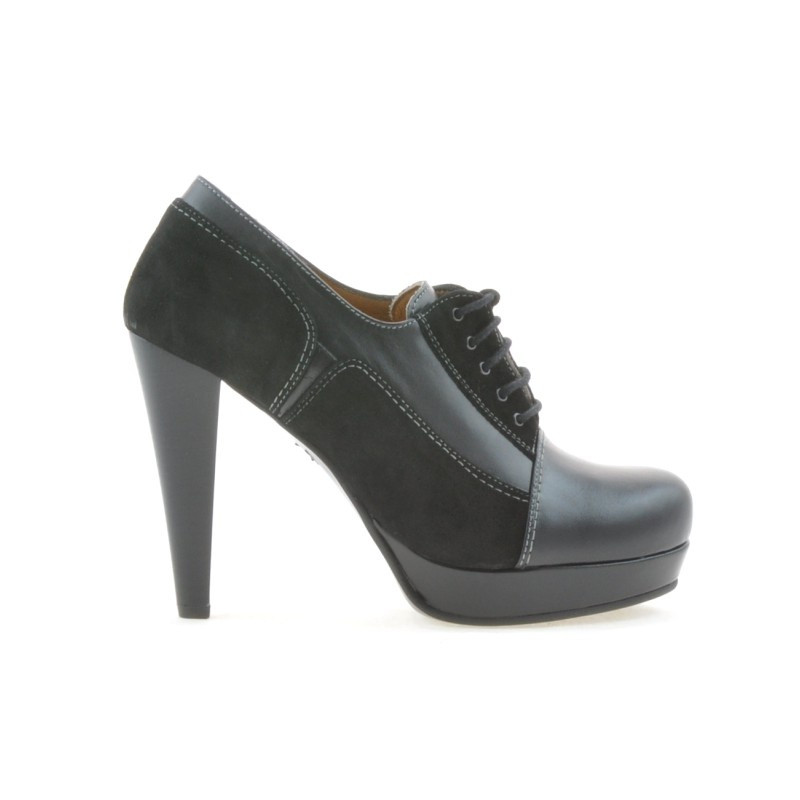 Damen elegante Schuhe 1093 in schwarz kombiniert