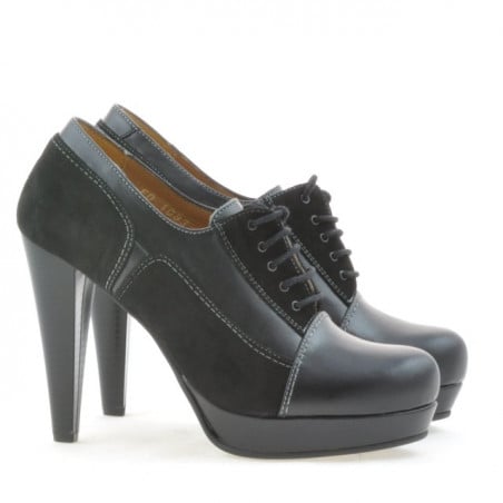 Damen elegante Schuhe 1093 in schwarz kombiniert
