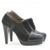 Damen elegante Schuhe 1093 in schwarz kombiniert