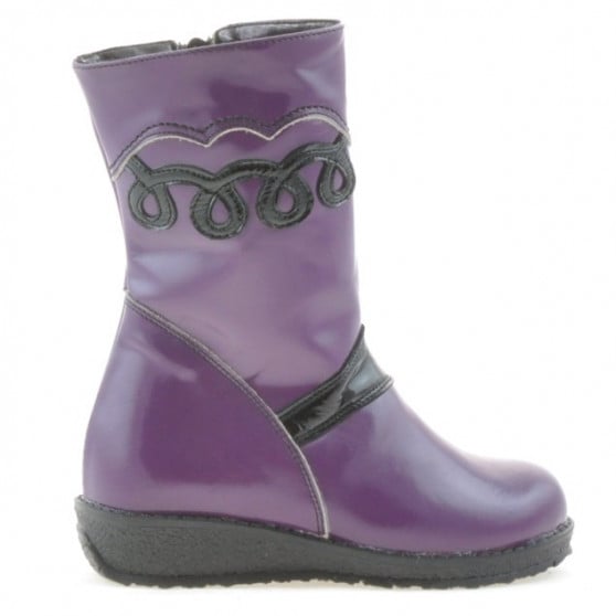 Kinderstiefel 23c Lack lila Kinderstiefel 23c Lack lila