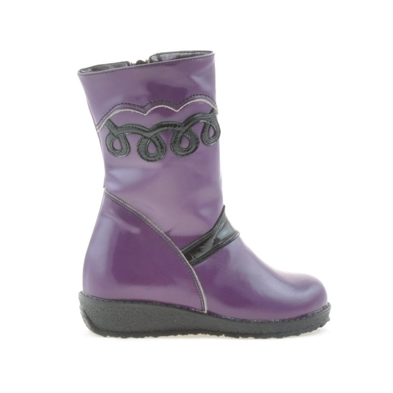 Kinderstiefel 23c Lack lila