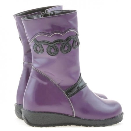 Kinderstiefel 23c Lack lila