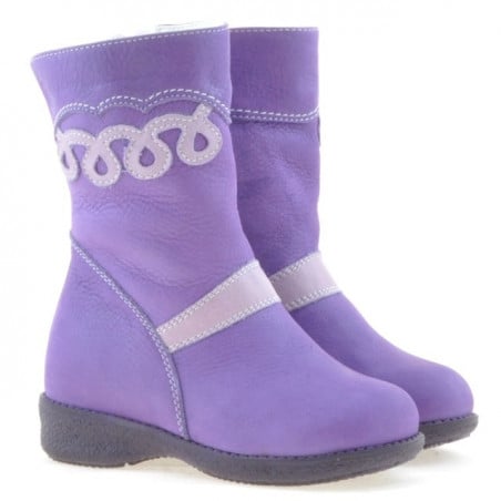 Kleine Kinderstiefel 23c lila