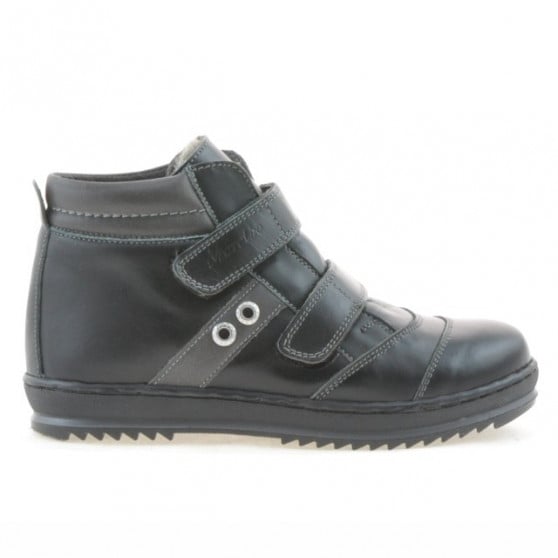Kinderschuhe 3207 schwarz+grau Kinderschuhe 3207 schwarz+grau
