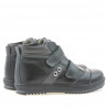 Kinderschuhe 3207 schwarz+grau