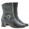 Damenstiefeletten 1110 schwarz kombiniert