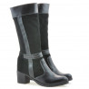 Damenstiefel 3250 schwarz kombiniert