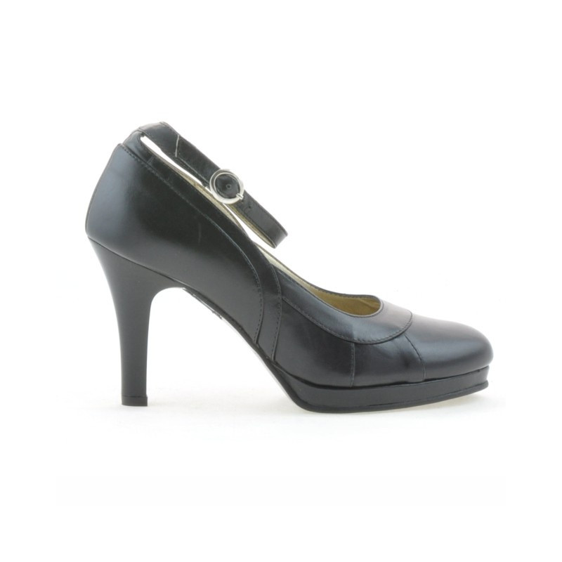 Damen elegante Schuhe 1066 schwarz
