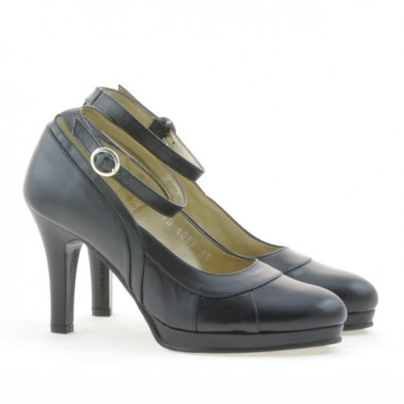 Damen elegante Schuhe 1066 schwarz
