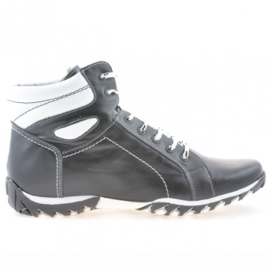 Herrenstiefel 460 schwarz+weiß Herrenstiefel 460 schwarz+weiß